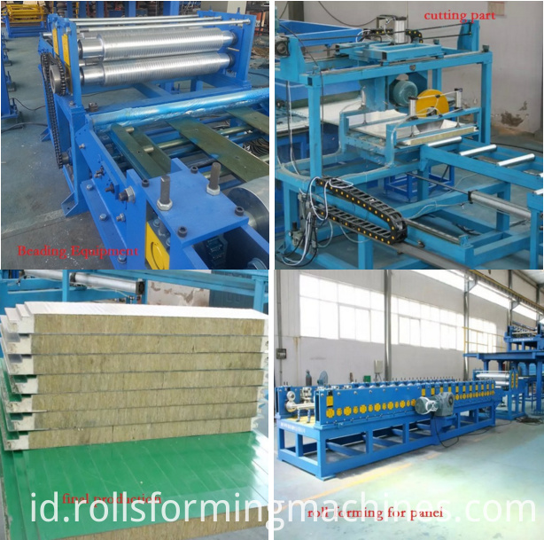 detail mesin panel sandwich detail of sandwich panel machine